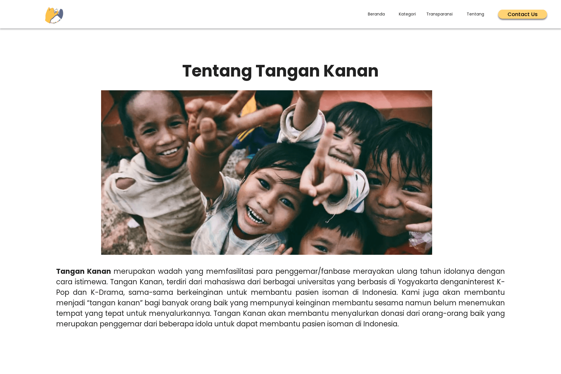 Tangan Kanan About Page